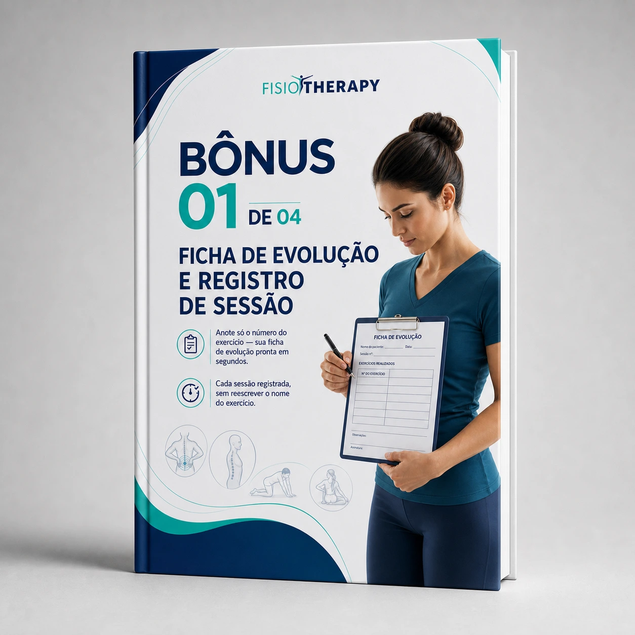 Bônus 1 — capa da Ficha de Evolução e Registro de Sessão