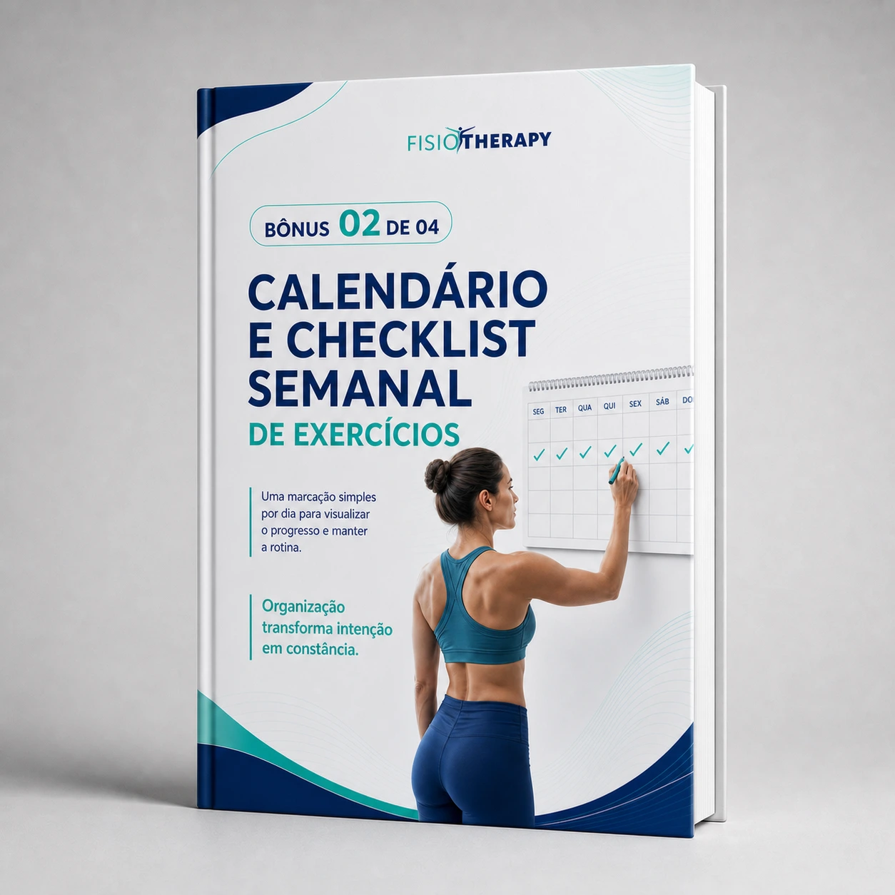 Bônus 2 — capa do Calendário e Checklist Semanal de Exercícios